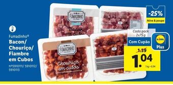 Lidl Bacon fumadinho promoção