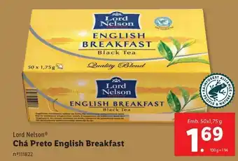 Lidl Chá preto promoção