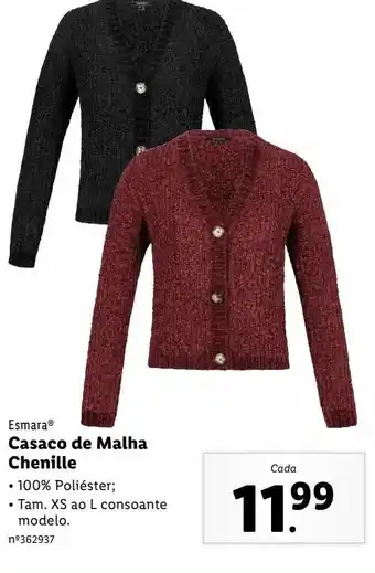 Lidl Suéter manga comprida esmara promoção