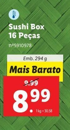 Lidl Sushi promoção