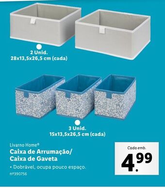 Lidl Caixa de armazenamento promoção