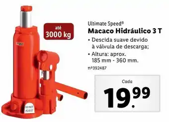 Lidl Macaco hidráulico promoção