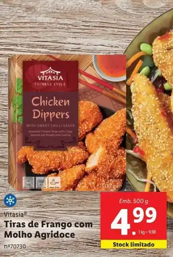 Lidl Frango panado vitasia promoção