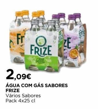 Água com gás frize