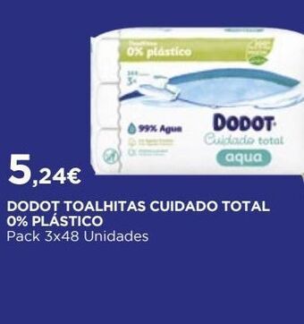 El Corte Inglés Toalhas umedecidas dodot promoção