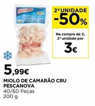 El Corte Inglés Camarão pescanova promoção