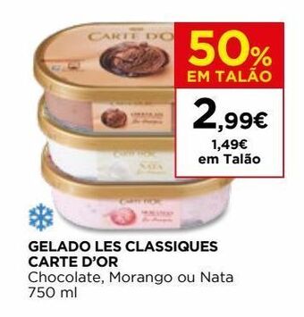 El Corte Inglés Gelados carte d'or promoção