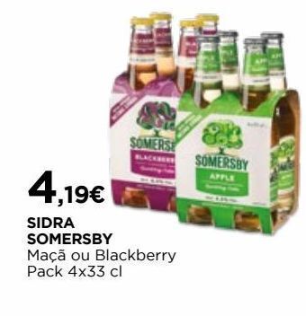 El Corte Inglés Sidra somersby promoção