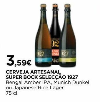 El Corte Inglés Cerveja super bock promoção