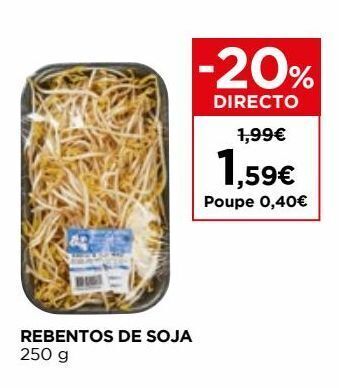 El Corte Inglés Rebentos de soja promoção