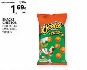 Continente Snacks cheetos promoção