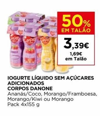 El Corte Inglés Iogurte corpos danone promoção