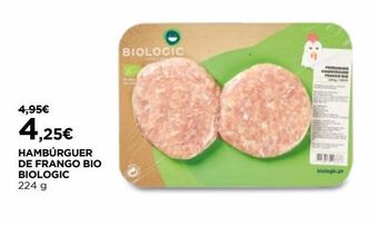 El Corte Inglés Hambúrguer de frango promoção