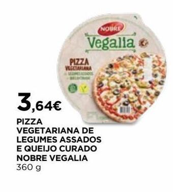 Pizza vegetal nobre
