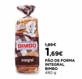 El Corte Inglés Pão de forma bimbo promoção