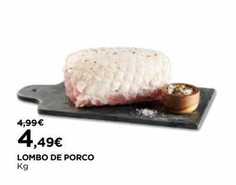 El Corte Inglés Lombo suíno promoção