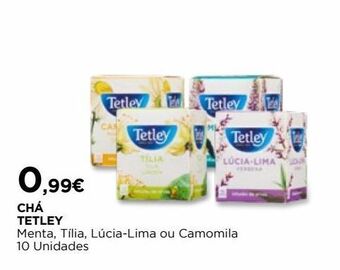 El Corte Inglés Chá tetley promoção