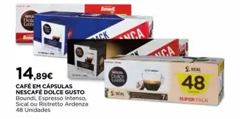 El Corte Inglés Cápsulas de café nescafé promoção