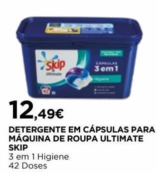 El Corte Inglés Detergente skip promoção