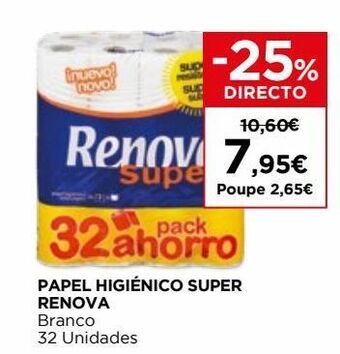 El Corte Inglés Papel higiênico renova promoção