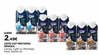 El Corte Inglés Leite mimosa promoção