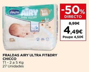 El Corte Inglés Fraldas chicco promoção