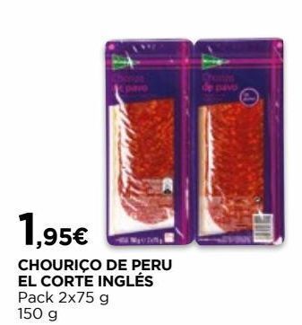 El Corte Inglés Chouriço el corte inglés promoção