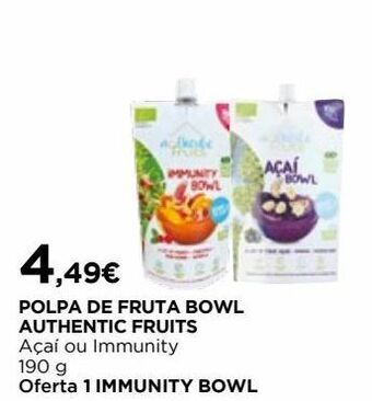 El Corte Inglés Polpa de frutas promoção