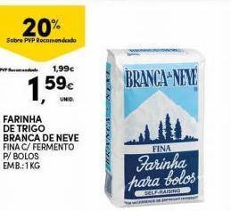 Continente Farinha de trigo branca de neve promoção