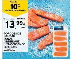 Continente Salmão promoção