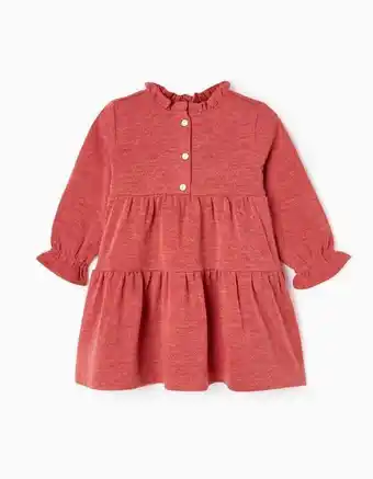 Zippy Vestido de malha com folhos para bebé menina, vermelho promoção
