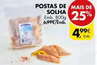 Pingo Doce Postas de Solha 800g promoção