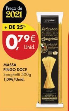 Pingo Doce Esparguete pingo doce promoção