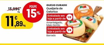 Intermarché Queijo curado promoção