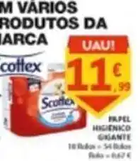 E.Leclerc Papel higiênico scottex promoção