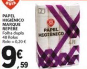 E.Leclerc Papel higiênico promoção