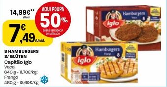 Intermarché Hambúrguer iglo promoção