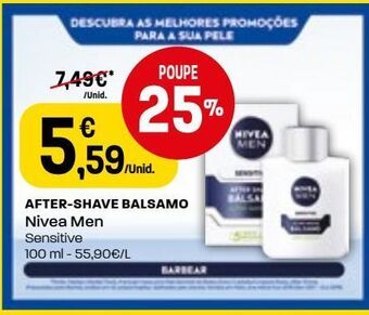 Intermarché Aftershave nivea men promoção