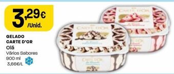 Intermarché Gelados carte d'or promoção