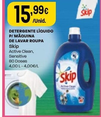 Detergente líquido skip