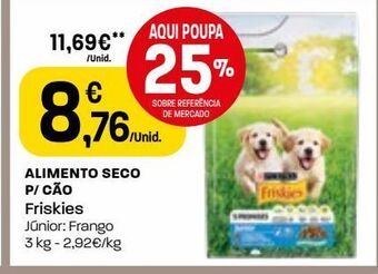 Intermarché Ração para cães friskies promoção