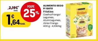 Intermarché Ração para gatos friskies promoção