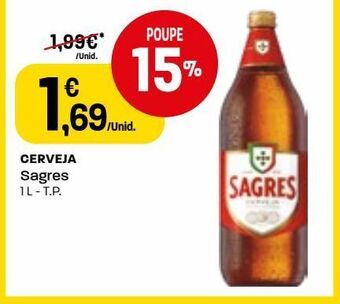 Intermarché Cerveja sagres promoção