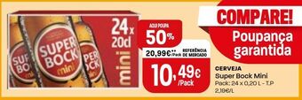 Intermarché Cerveja super bock promoção