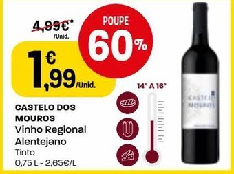 Vinho tinto castelo dos mouros