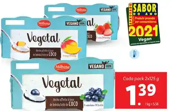 Lidl Vegan Vegetal Pack 2x125g promoção