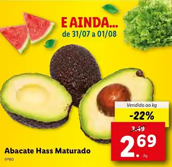 Lidl Abacate Hass Maturado promoção