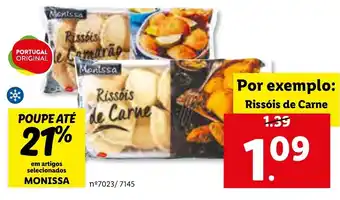 Lidl Rissóis de Carne promoção