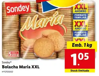 Lidl Bolacha Maria XXL 1kg promoção