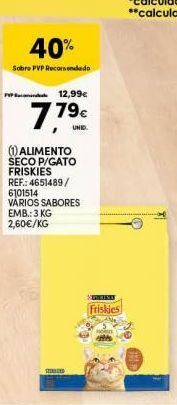 Continente Ração para gatos friskies promoção